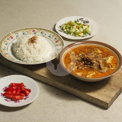 Tongseng + Nasi menu Sate Klaten Jembatan, Terusan Kopo