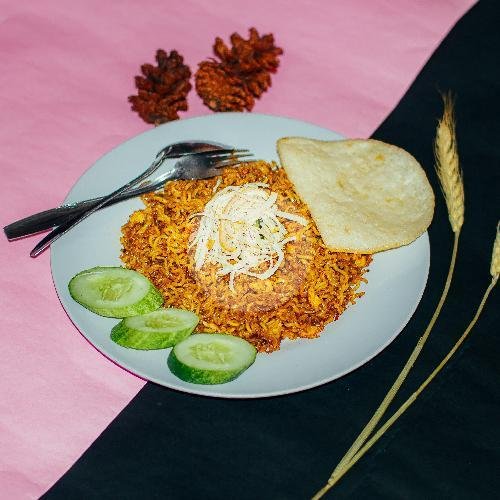 Nasi Goreng Dolur + Es Teh menu Nasi Goreng Rumahan, Kesambi