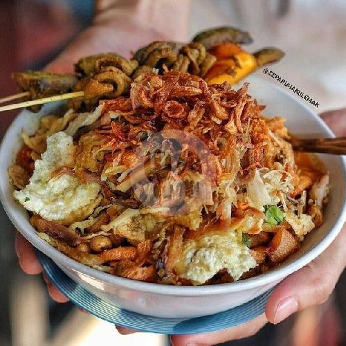 Bubur Ayam Bandung Paket Telor ayam+Emping menu Bubur Ayam Bandung Mas Rudi, Cendana