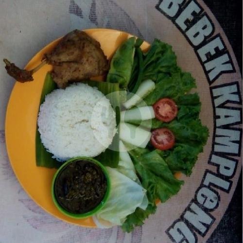 Ayam Kampung Kampleng + Nasi menu Kedai Bebek Kampleng, Depan SD 3 Rogojampi