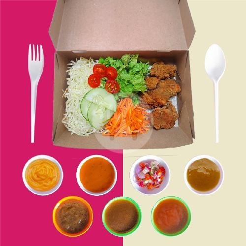 Fries Box Ayam Karaage menu Haoya Katsu, Purwosari