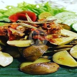Paru Goreng menu Nasi liwet Sambel Comelll, Sawah Besar