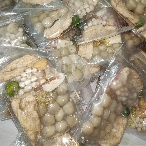 Citul menu Cilok Mercon Tulang Rangu, Pagar Pink