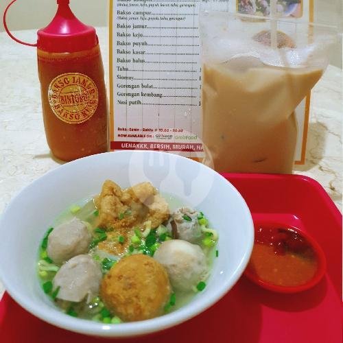 Bakso Campur menu Bakso Jamur, Bakso Keju Bintoro, Gunung Anyar