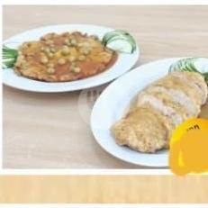 Siomay Ayam menu Dimsum Kafe Biru, Banjarsari