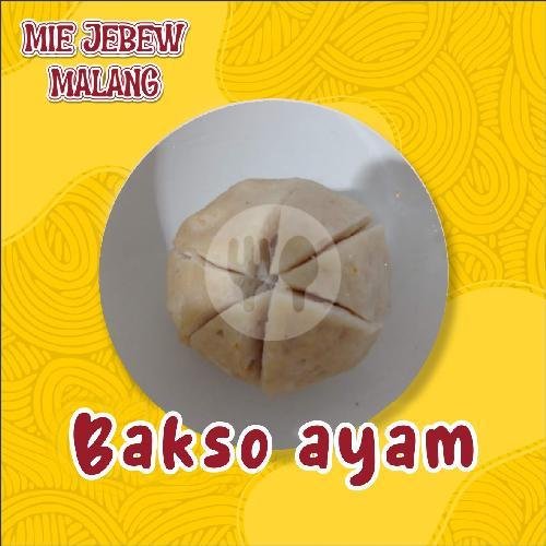 Bakso Ikan menu Mie Jebew Malang, Suhat