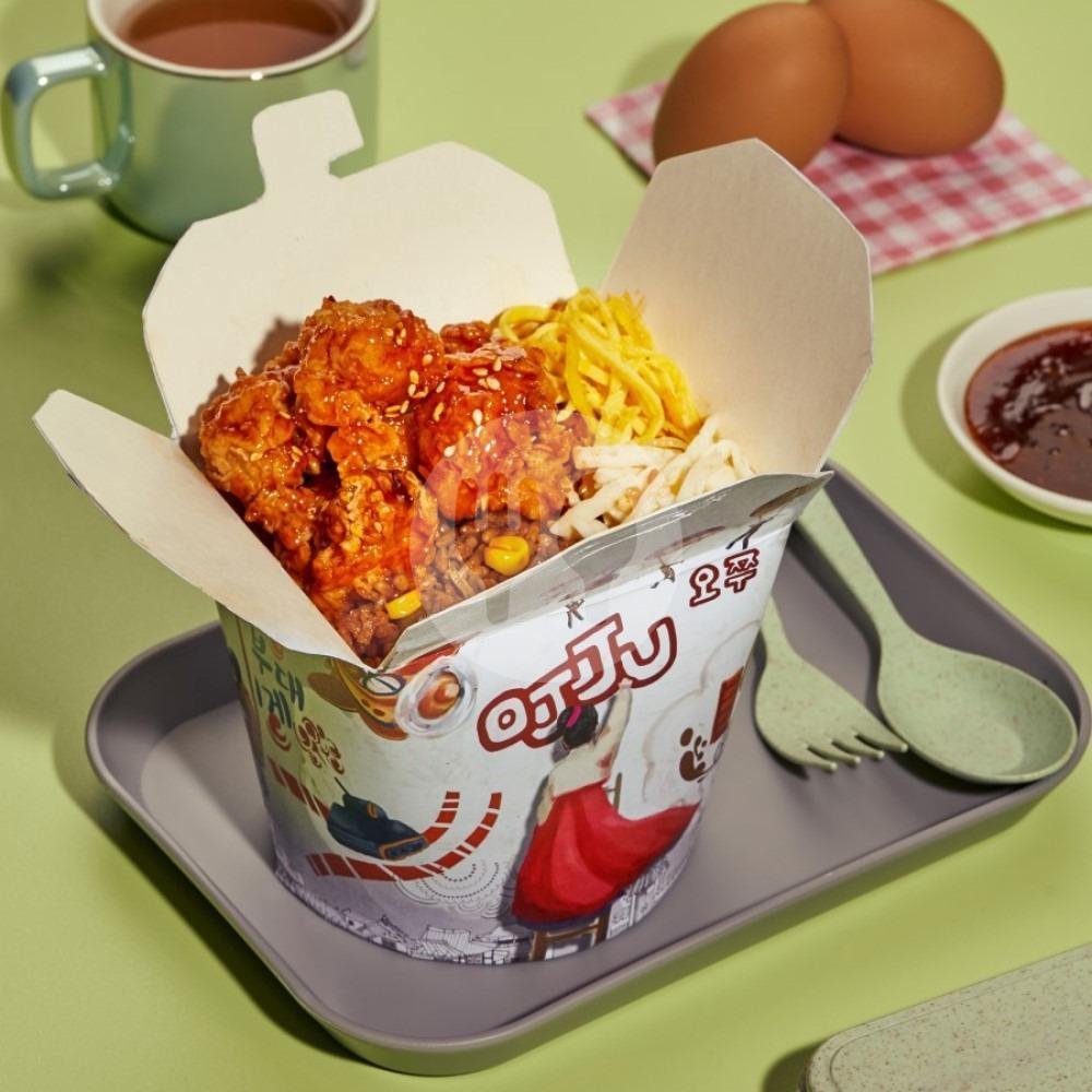 K-Rice Chicken Honey Spicy Bowl menu Ojju, Gandaria City