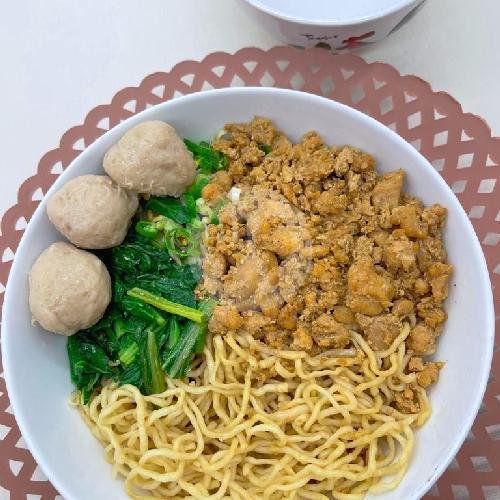 Mie Ayam + Pangsit Bakso menu Mie Ayam Bangka Asan Rawamangun, Pinang Raya