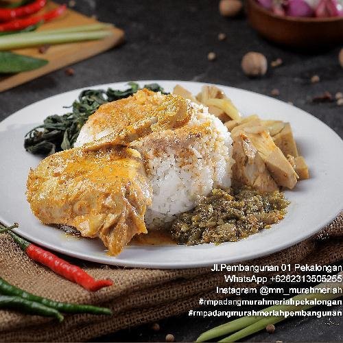 Nasi Gulai Ayam menu RM Murah Meriah 'Masakan Padang', Kraton Lor