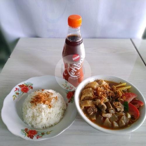 Soto Mie Bogor Daging + Nasi + Teh Botol 350ml menu Soto Mie Bogor Dan Mie Kocok Kang Enjam, HS Ronggowaluyo