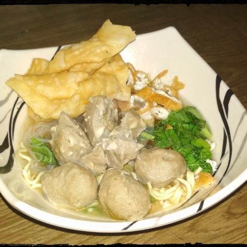 Bakso Komplit + Nasi menu Bakso & Mie Ayam Goyang Lidah Gading, Kraton