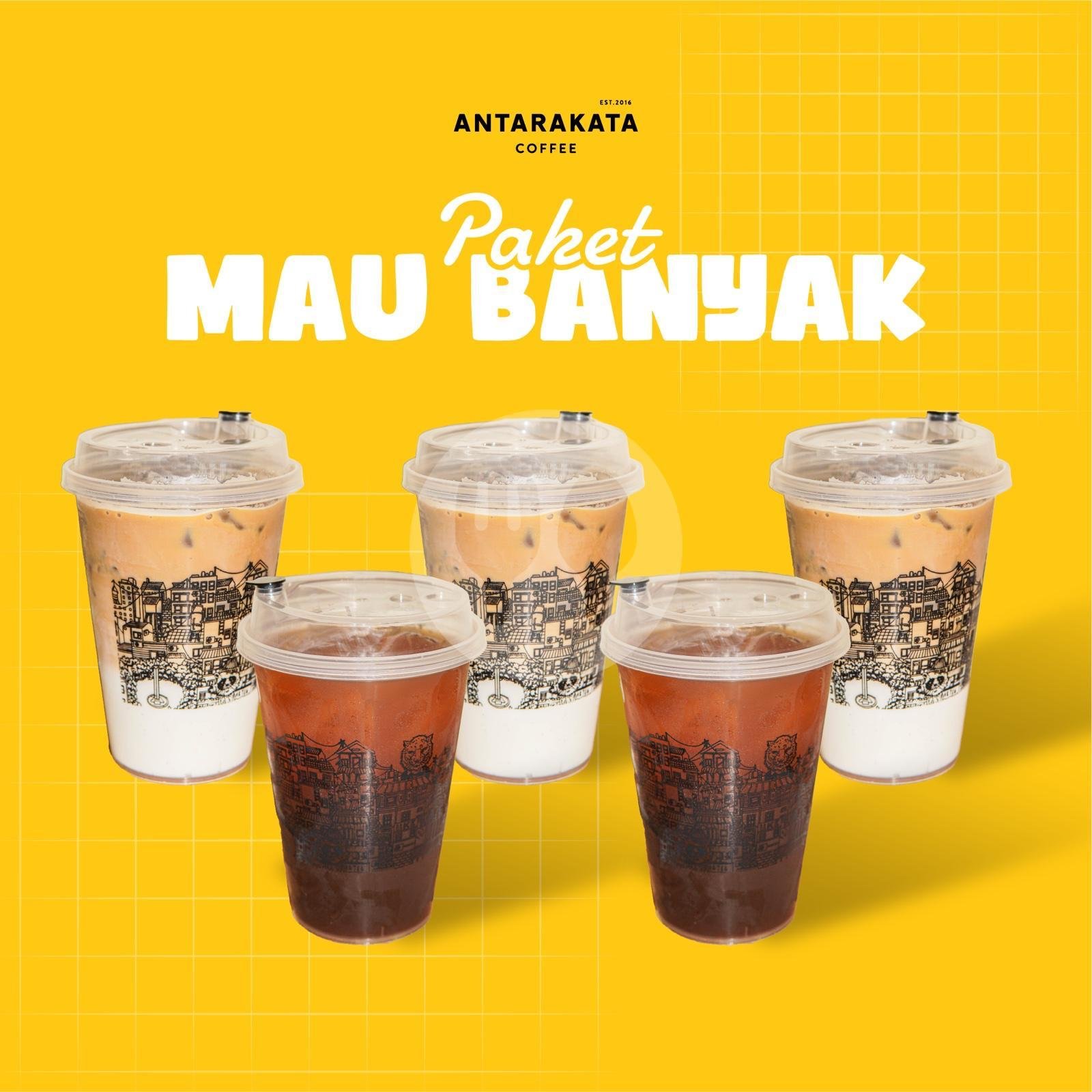 MAU BANYAK menu Antarakata Coffee, Majapahit