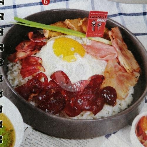 Nasi Unagi Bacon menu Garasi Ergo, Bintang Graha Family