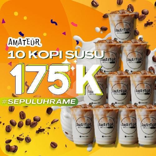 Kopi Susu Amateur menu Kopi Susu Amateur, Antapani Tengah