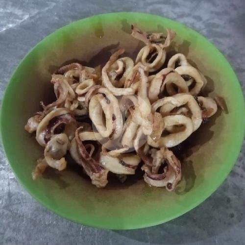 Cumi Rebus menu Warung Seafood Devi