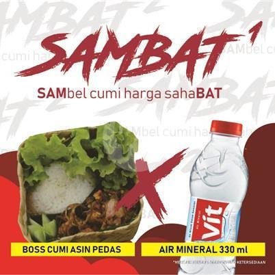 Suminten 2 (Telor Ceplok) menu Boss Cumi (Nasi Sambel Cumi Pedas), Tamantirto