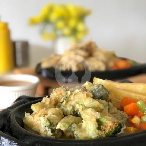 Steak Jamur menu Oi Steak, PGRI