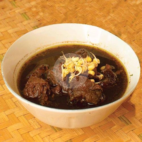 Rawon Daging menu Pecel Madiun Bu Pri, Darmo Permai