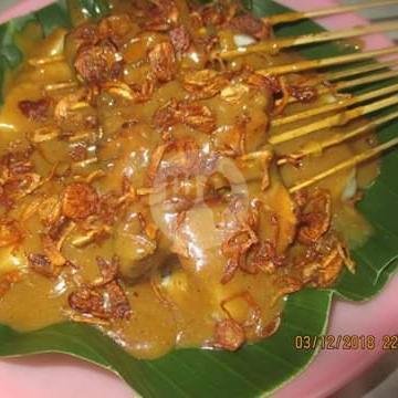 Sate Padang Daging 1/2 Porsi 5 Tusuk + Ketupat menu Sate Padang Uda Bagindo, Kramat Jati