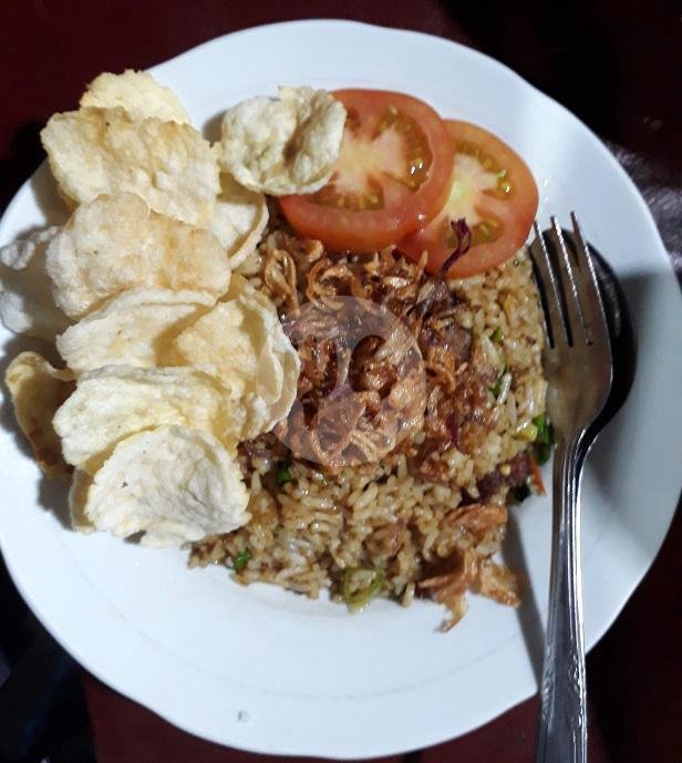 Nasi Putih menu Sop Kaki Kambing Bang Doel 2, Tajem