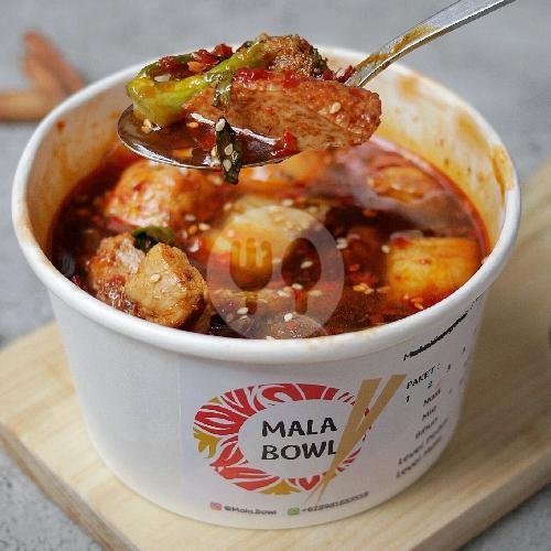 Malatang (kuah) Paket 1 B (sapi), Level Pedas Dan Mala 1/2/3/4/5 menu Mala Bowl - Mekarwangi