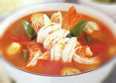 Tom Yam Seafood Thailand menu Raja Seafood, Sukabumi