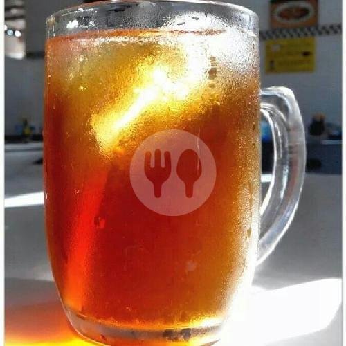 Es/ Panas Teh menu Sate Ayam Madura Cak Lilik, Godean