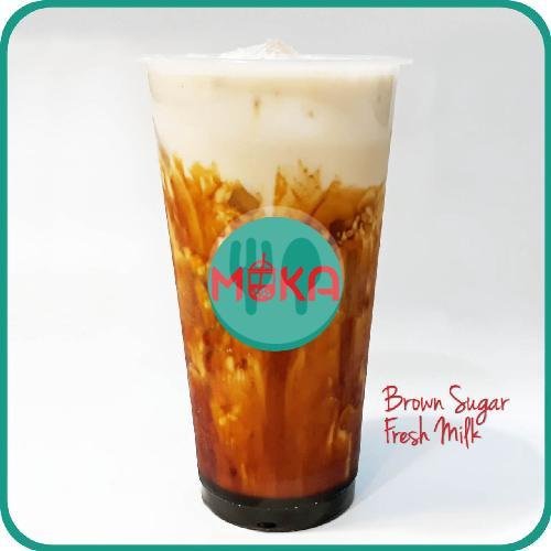 Brown Sugar Milk Tea menu MOKA KAYU MANIS