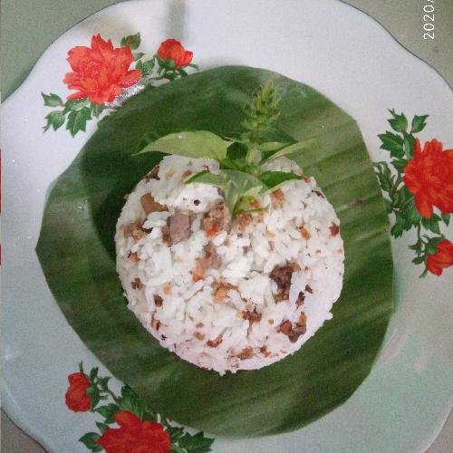 Nasi Putih menu Nasi Tutug Oncom Bundo Dian, Jatinangor