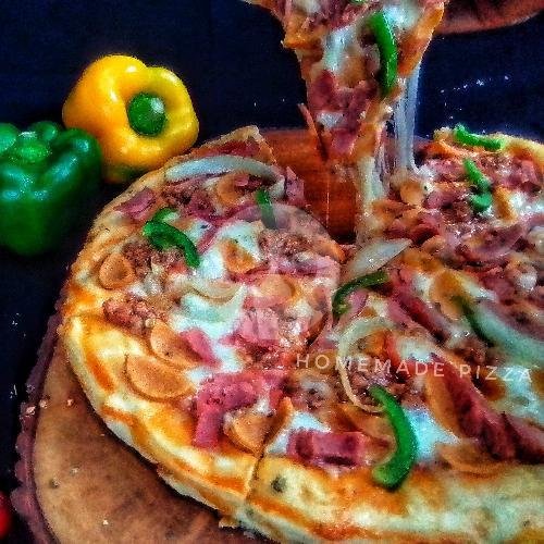 Kentang Goreng menu HMP Pizza, Sule Setianegara