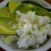 Es Kelapa menu Bakso Bakwan Malang Cak Su Kumis, Utan Kayu