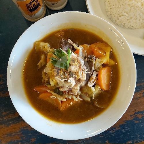 Nasi Putih menu Gule Tongseng Bade Bule, Koenyah Foodcourt
