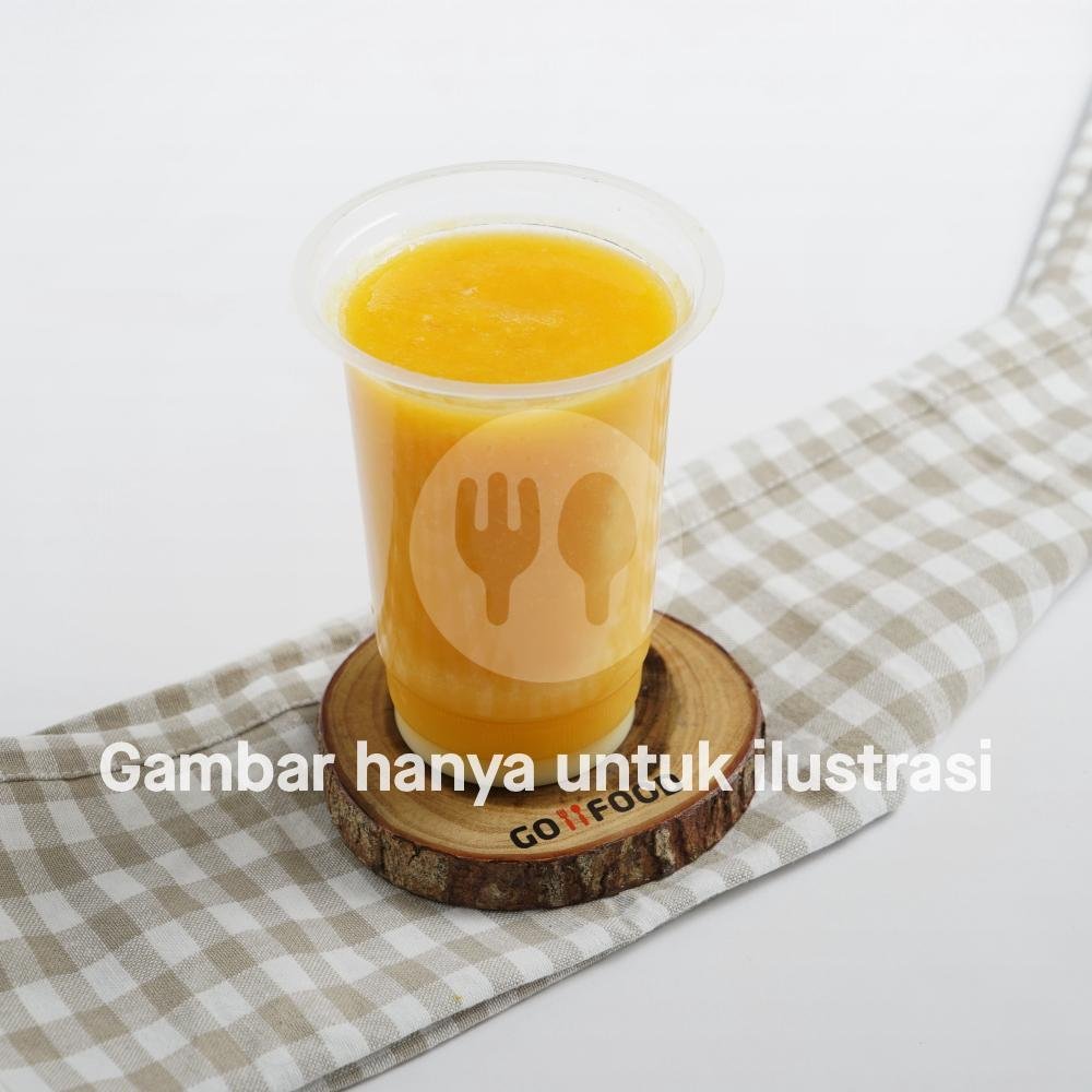 Jus Jeruk menu Bakso Wa Amet, Layur