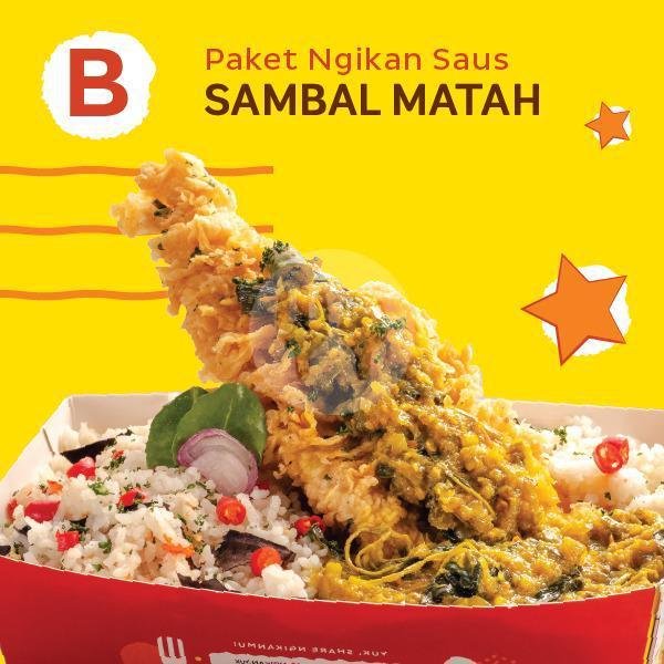 Ngikan Sambal Acar Kuning menu Ngikan, Tembalang Semarang