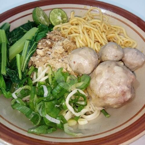 Mie Ayam Baso menu Mie Baso Babat Raoshan, Mulyasari
