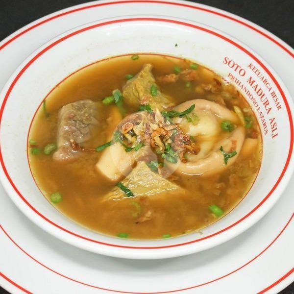 Soto Istimewa menu Soto Madura Juanda, Gambir