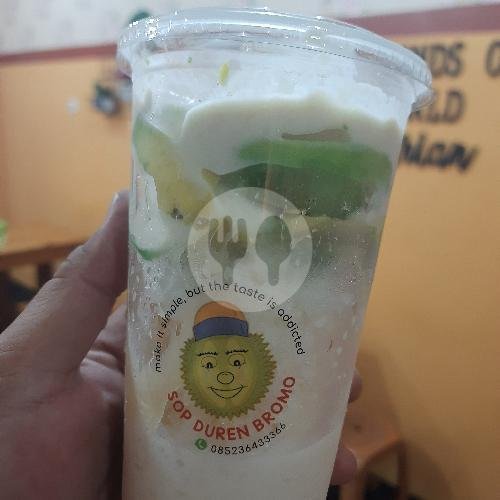 Es Cream Durian menu Sop Duren Bromo, Supriadi