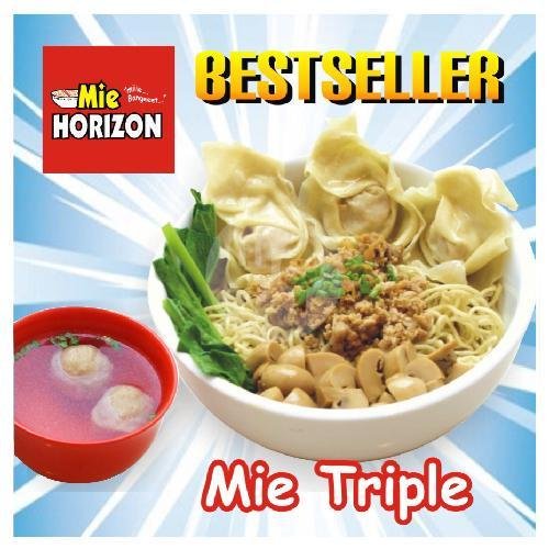 Bakso Combo  (Meatball Soup In Combination) menu Mie Horizon, Solo Grand Mall