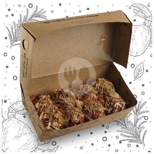 Takoyaki Smoke Beef (Daging Sapi Asap) 8 Pcs menu Butam Takoyaki, Cimahi