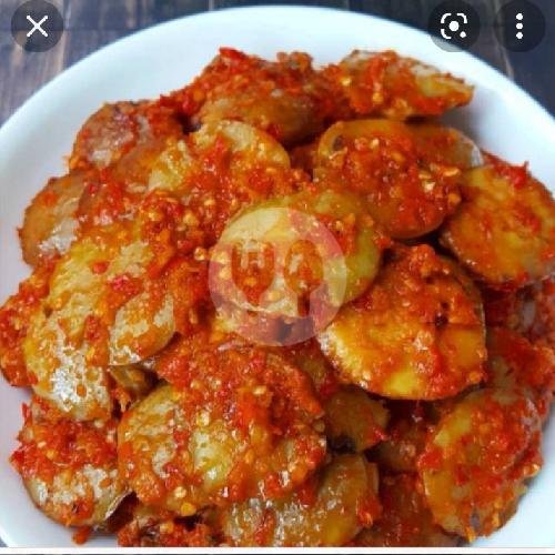 Jengkol Balado menu Lesehan Kehed, Kalideres