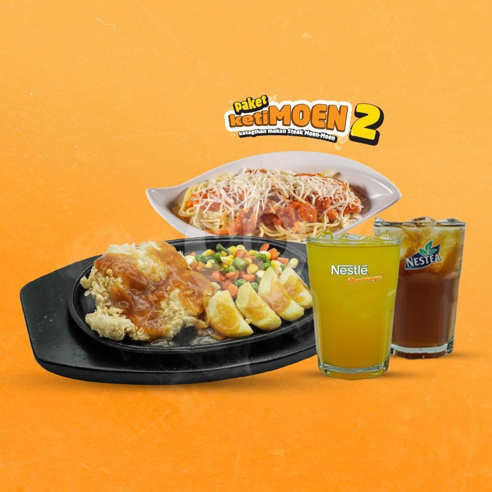 Ketimoen (Ketagihan Steak Moen-Moen) 2 menu Steak Moen-Moen, Solo Grand Mall