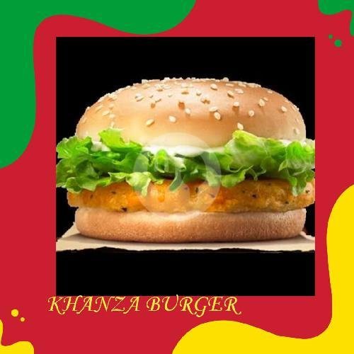 Chicken Burger menu Kebab Dan Burger Khanza, Palur