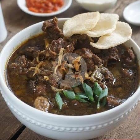 Rawon menu Kantin Rujak Cingur Pak Hadi, Menteng