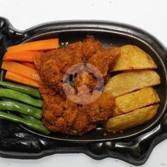 Jamur Kribo menu Steak Ranjang