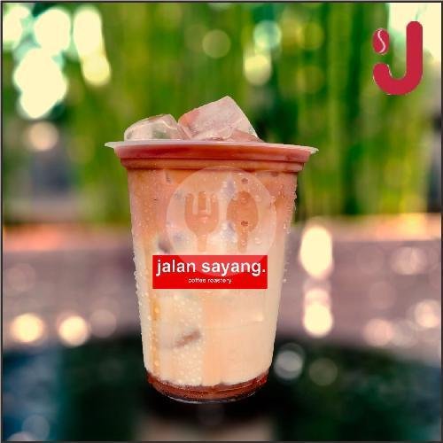 Hazelnut Latte menu JALAN SAYANG COFFEE ROASTERY