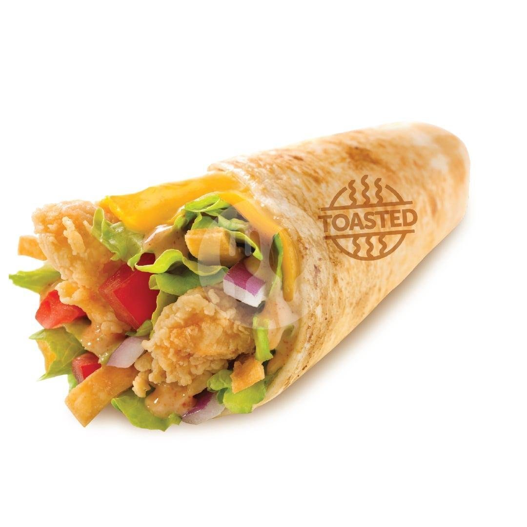 Zesty Crunch Wrap menu Texas Chicken, Plaza Festival Mall Kuningan