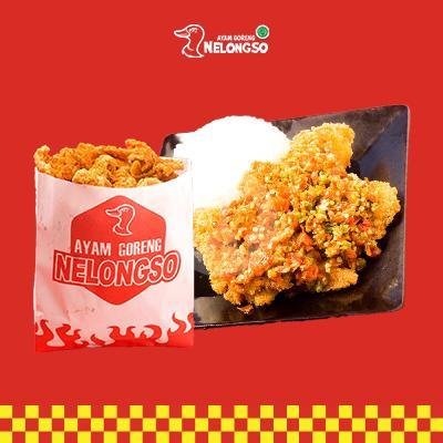 Ayam Makmur menu Ayam Goreng Nelongso, Margorejo