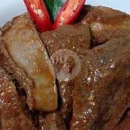 Nasi Limpo Rendang + Air Kemasan 600 Ml menu Masakan Padang Surya Minang Prasmanan, Betro