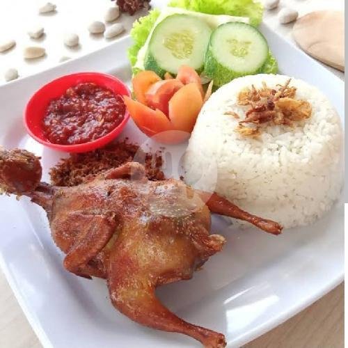 Nasi Lalapan Nila Goreng menu Ayam Rempah 99, Stand Pujasera Sudirman