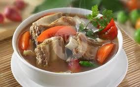 Sop Iga Sum sum menu Soto & Sate Bang UDIN